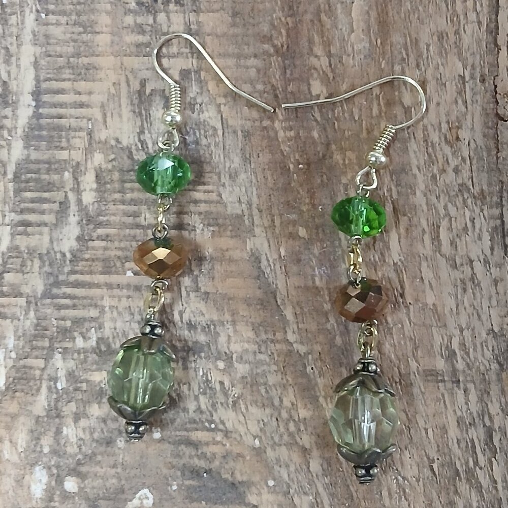 Homemade St. Pats Earrings